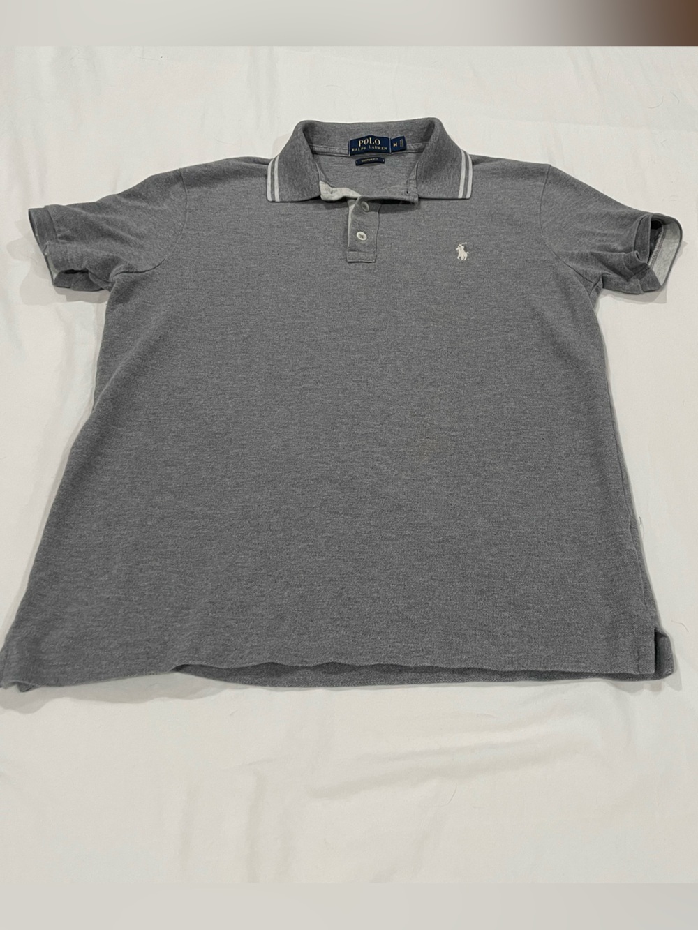 Polo by Ralph Lauren Heather Gray Short-Sleeve Polo Boy’s Medium